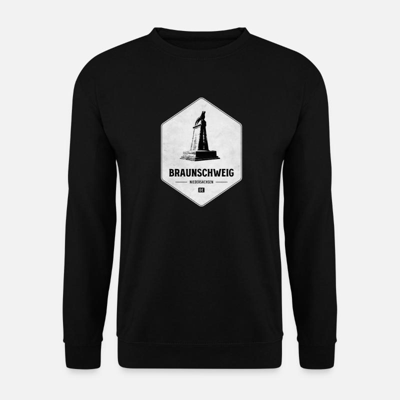 Braunschweig Denkmal Emblem - Unisex Pullover - Schwarz
