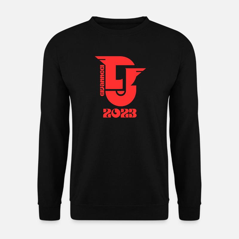 Rotes Retro Großlogo 2026 - Unisex Pullover - Schwarz