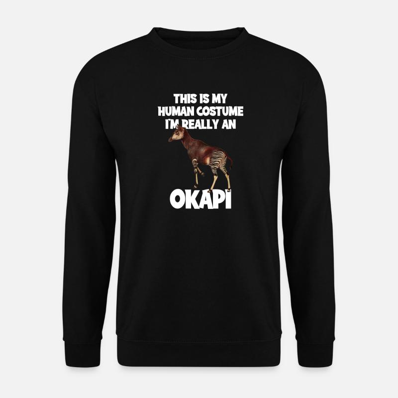 Okapi Zoo Expedition - Unisex Pullover - Schwarz
