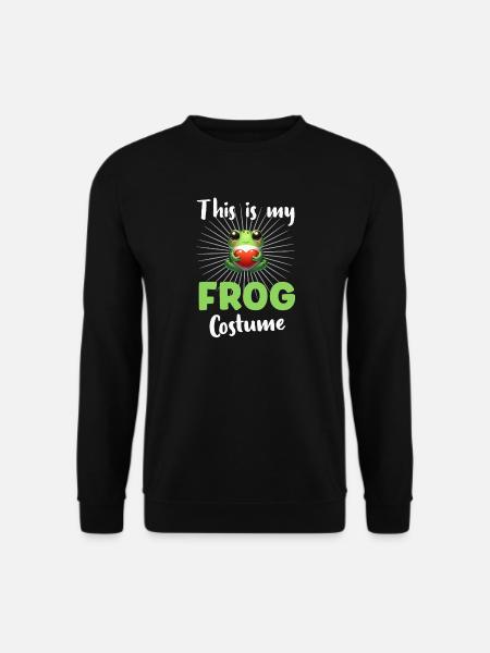 Frosch Frösche - Unisex Pullover - Schwarz