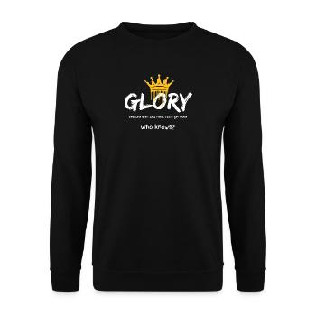 Glory Crown Graffiti - Sweat-shirt Unisexe - noir - Devant - Alina (178cm) & Michal (187cm)