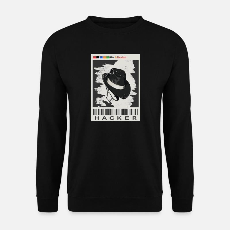 Hacker gesucht - Unisex Pullover - Schwarz