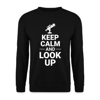 Graphique sur les sciences spatiales et planétaires - Sweat-shirt Unisexe - noir - Devant - Alina (178cm) & Michal (187cm)