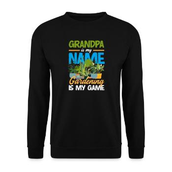 Cadeaux pour les jardins et les amoureux des plantes - Sweat-shirt Unisexe - noir - Devant - Alina (178cm) & Michal (187cm)