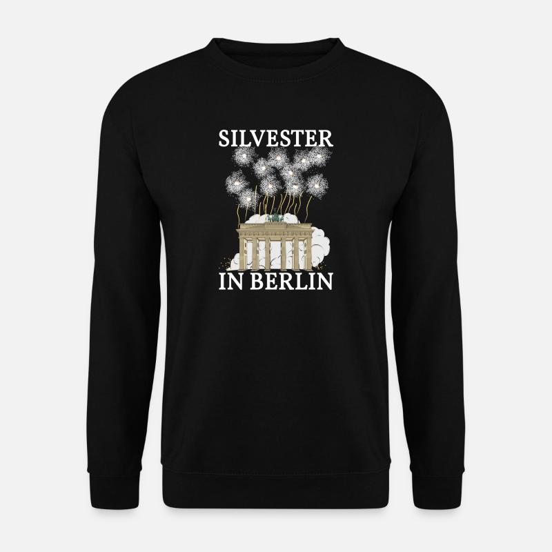 Silvester in Berlin - Unisex Pullover - Schwarz