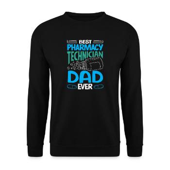 Pharmacist Pharmaceutical Technical - Unisex Sweatshirt - black - Front - Alina (178cm) & Michal (187cm)