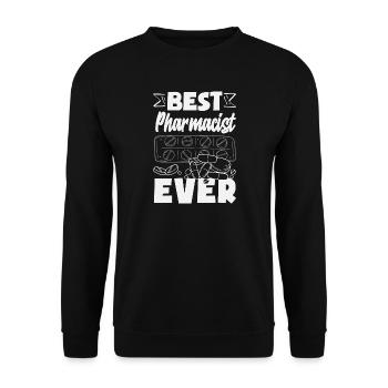 Pharmacist Pharmaceutical Technical - Unisex Sweatshirt - black - Front - Alina (178cm) & Michal (187cm)