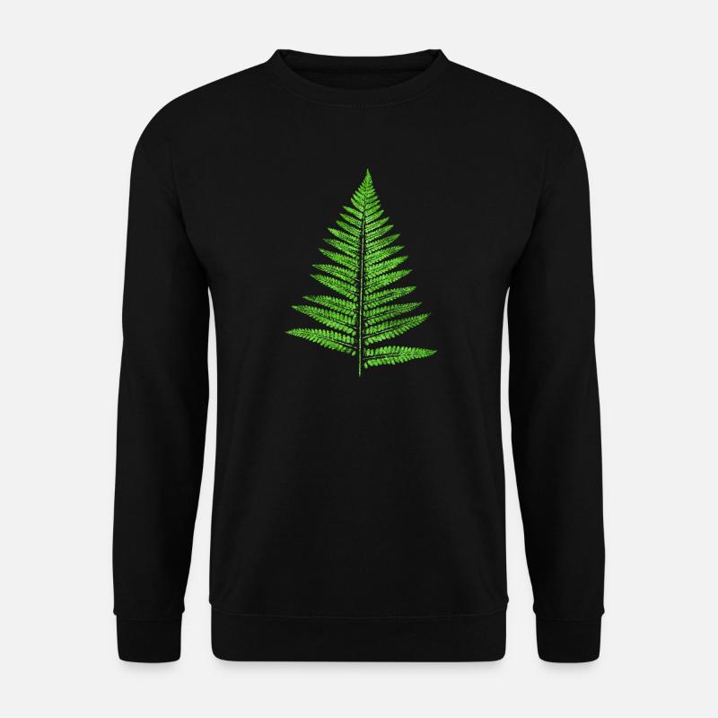 Leaf Fern - Botany Plants - Unisex Sweatshirt - black