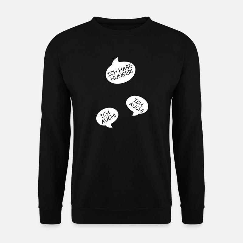 Schwangerschaft verkünden Drillinge Mama Mutter - Unisex Pullover - Schwarz