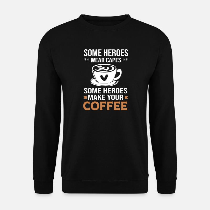 Espresso Kaffee Koffein Barista - Unisex Pullover - Schwarz