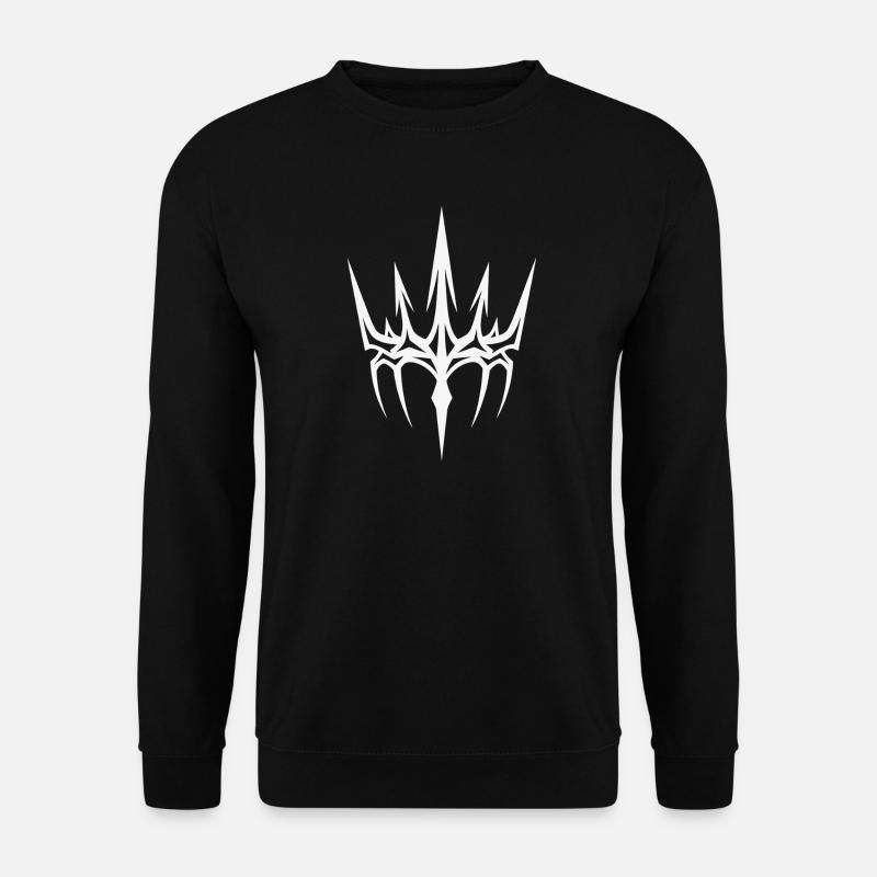 Kronenrücken-Stammesemblem - Unisex Pullover - Schwarz