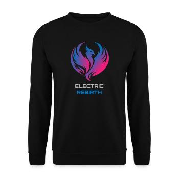 Phoenix Neon - Unisex Pullover - Schwarz - Vorne - Alina (178cm) & Michal (187cm)