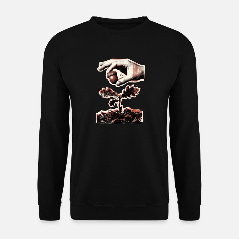Plant more trees - Unisex Sweatshirt - black
