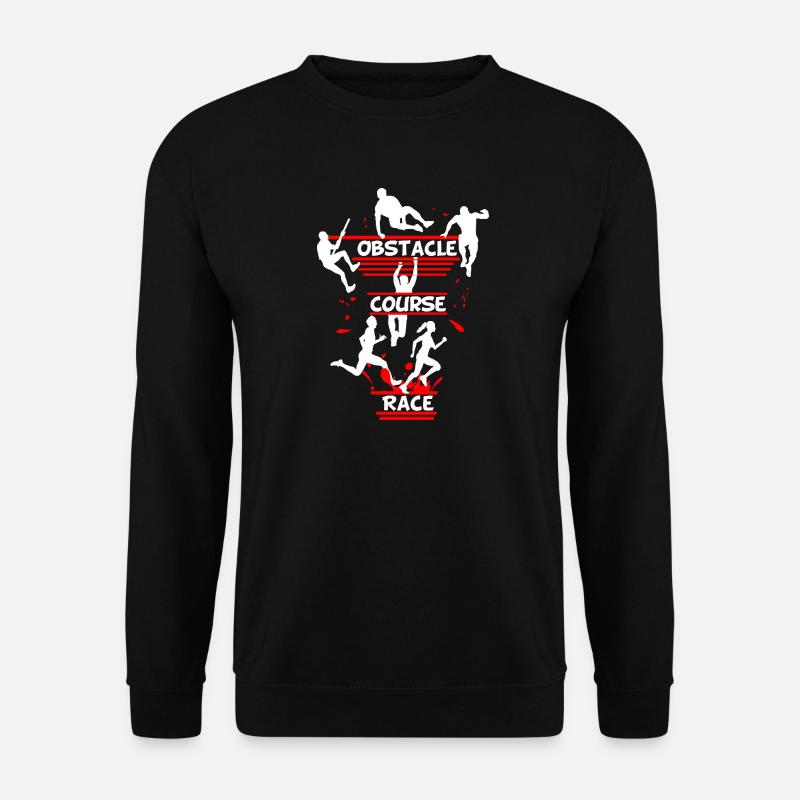 Course d’obstacles – Conception d’obstacles en ligne - Sweat-shirt Unisexe - noir