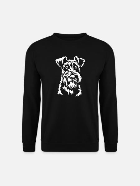 Fox Terrier Head "Black Edition" - Unisex Sweatshirt - black