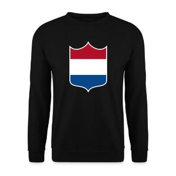 Pays-Bas - Sweat-shirt Unisexe - noir - Devant - Alina (178cm) & Michal (187cm)