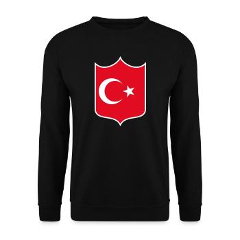 Turkey - Unisex Sweatshirt - black - Front - Alina (178cm) & Michal (187cm)