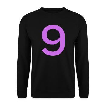 9 - Unisex Sweatshirt - black - Front - Alina (178cm) & Michal (187cm)