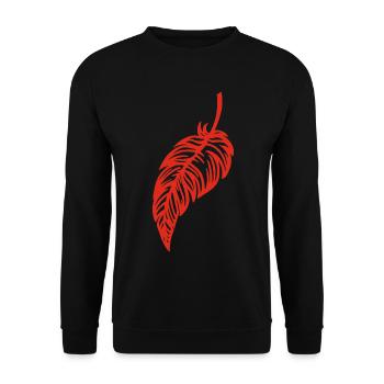La plume rouge - Sweat-shirt Unisexe - noir - Devant - Alina (178cm) & Michal (187cm)
