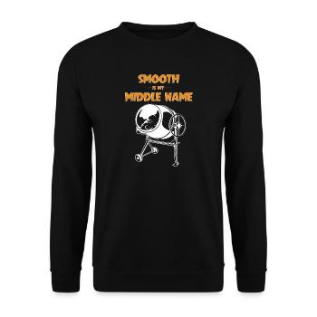 Beton Betonfertiger Betonmischer - Unisex Pullover - Schwarz - Vorne - Alina (178cm) & Michal (187cm)