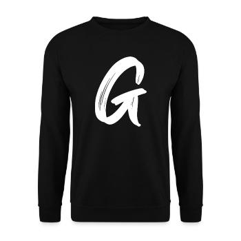 G - Unisex Pullover - Schwarz - Vorne - Alina (178cm) & Michal (187cm)