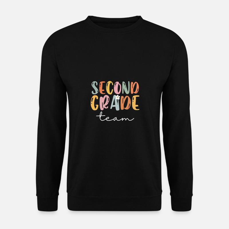 Team Second Grade Tribe Second Grade Teacher - Unisex Sweatshirt - black