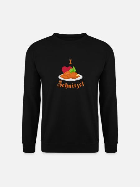 I Love Schnitzel - Unisex Sweatshirt - black