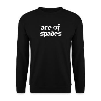 ace of spades - Unisex Sweatshirt - black - Front - Alina (178cm) & Michal (187cm)