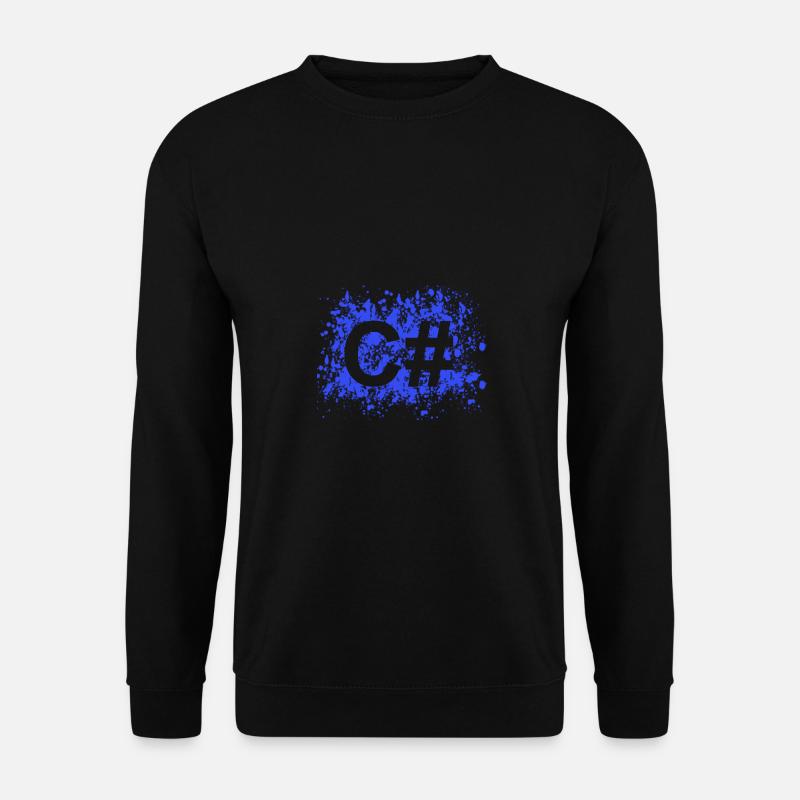 C # programmer software developer shirt - Unisex Sweatshirt - black