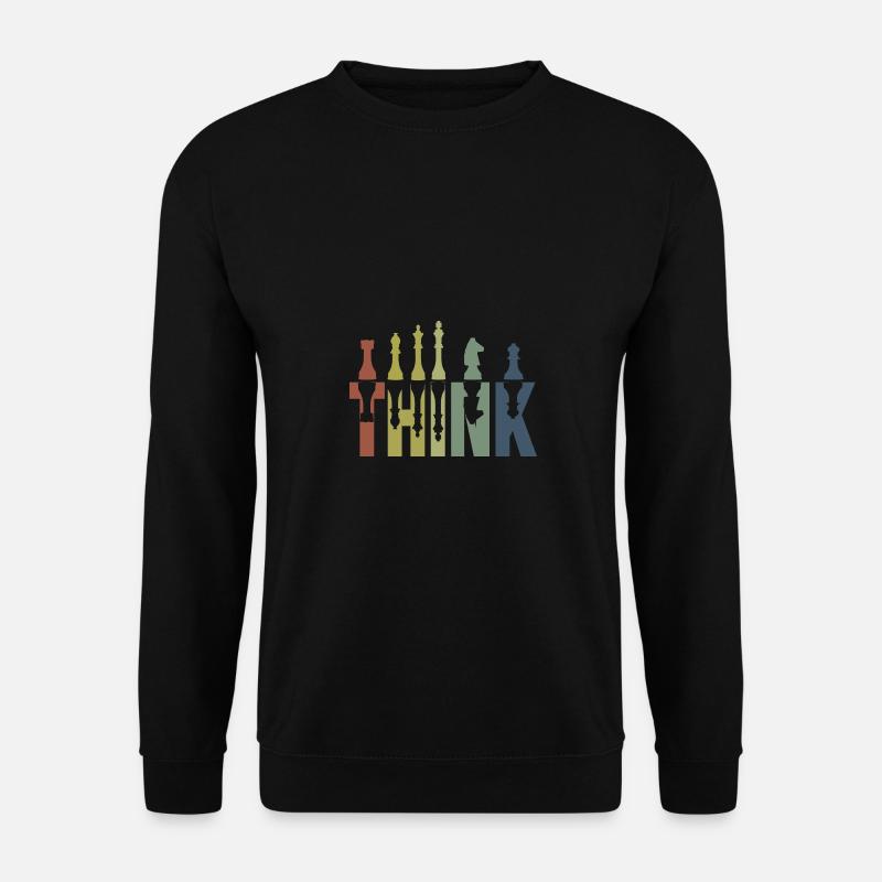 Think Chess King - Unisex Sweatshirt - black