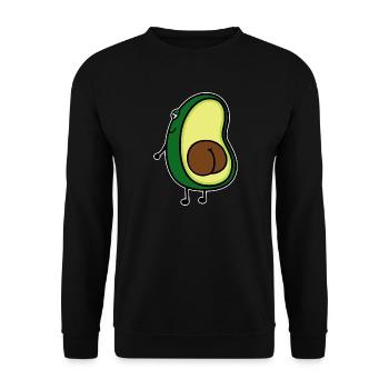 avocado - Unisex Sweatshirt - black - Front - Alina (178cm) & Michal (187cm)