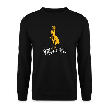 Marilyn Monroe - l'autre sculpting - Cadeau - Sweat-shirt Unisexe - noir - Devant - Alina (178cm) & Michal (187cm)