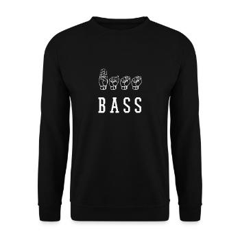 basse - Sweat-shirt Unisexe - noir - Devant - Alina (178cm) & Michal (187cm)