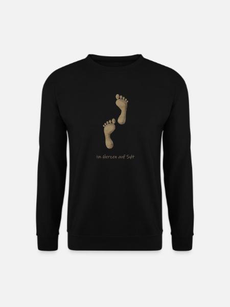 Sylt Sand - Unisex Pullover - Schwarz