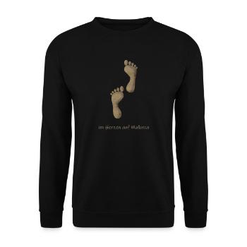 Mallorca Sand - Unisex Pullover - Schwarz - Vorne - Alina (178cm) & Michal (187cm)