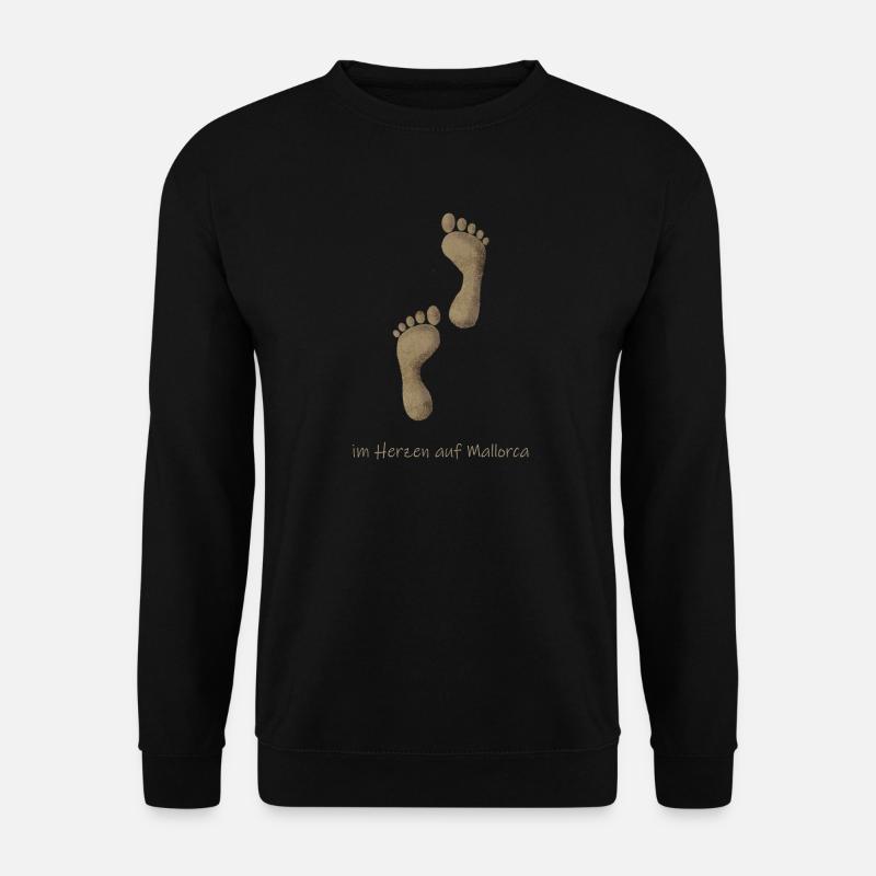 Mallorca Sand - Unisex Pullover - Schwarz