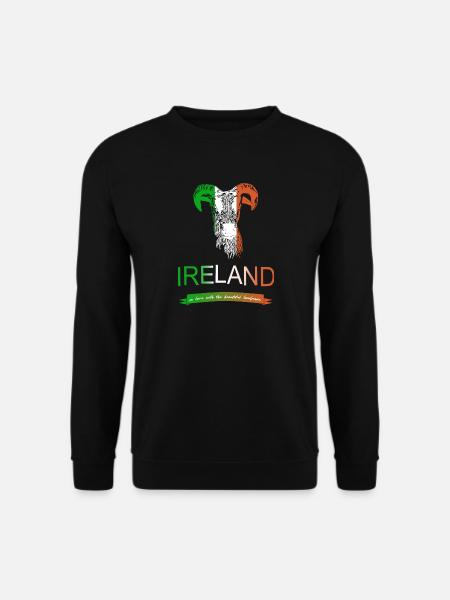 Irlande Irlande moutons - Sweat-shirt Unisexe - noir