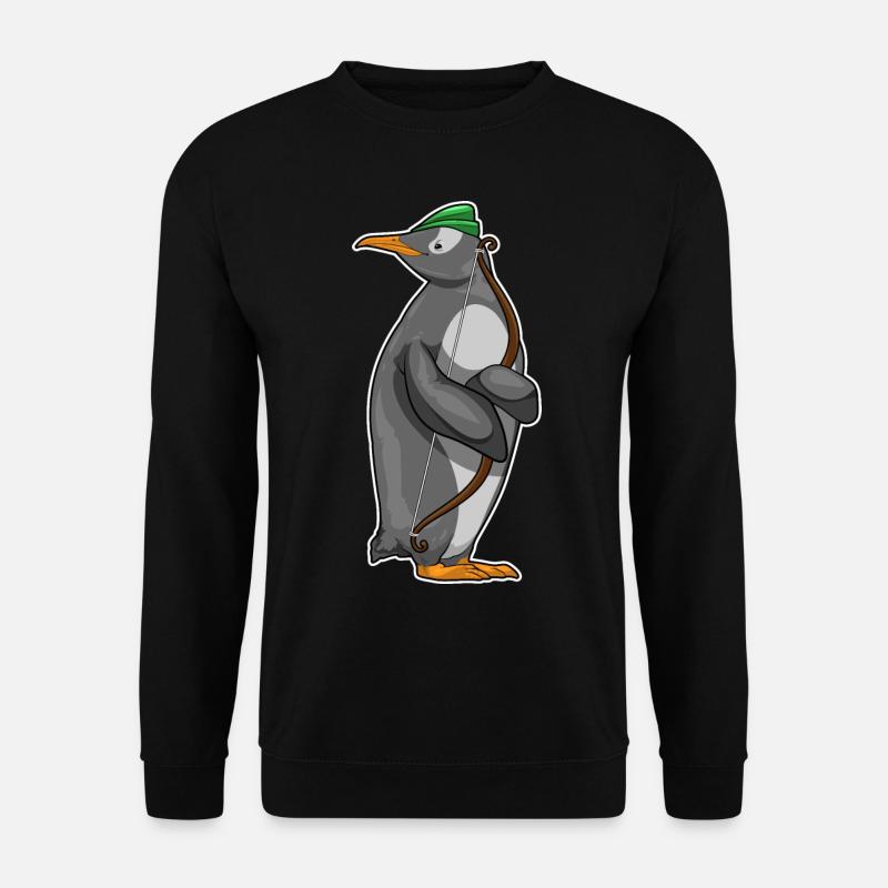 Arc de pingouin Archer - Sweat-shirt Unisexe - noir