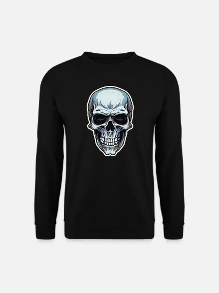 Skull Skull Skull Bone Jaw - Unisex Sweatshirt - black