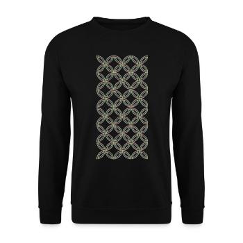 simple look - Unisex Sweatshirt - black - Front - Alina (178cm) & Michal (187cm)