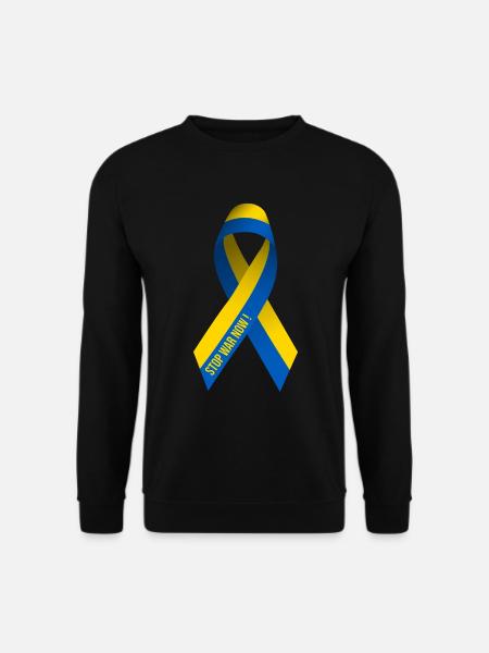 Stop War In Ukraine - Unisex Sweatshirt - black