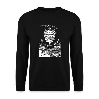 Waves Toys from God - Unisex Pullover - Schwarz - Vorne - Alina (178cm) & Michal (187cm)