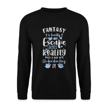 Elfe Träume Jungen Magie - Unisex Pullover - Schwarz - Vorne - Alina (178cm) & Michal (187cm)