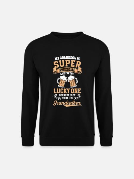 Oma Enkelkind Geburt - Unisex Pullover - Schwarz