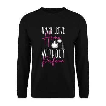 Flacon de parfum Fragrance Spray Collector - Sweat-shirt Unisexe - noir - Devant - Alina (178cm) & Michal (187cm)