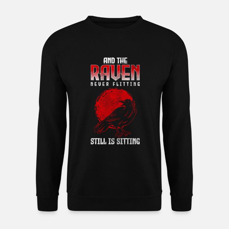 Raven Bird Viking Smart - Unisex Sweatshirt - black