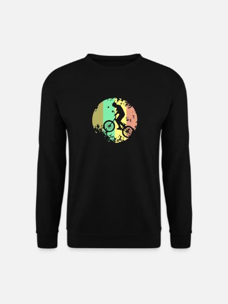 Trail Bike Art - Unisex Pullover - Schwarz