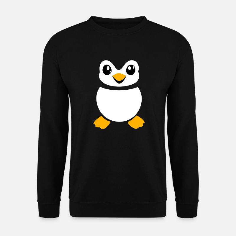 Pinguin Kostüm Tier Karneval Fasching lustig süß - Unisex Pullover - Schwarz
