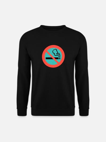 Rauchen Raucher Verboten No Smoking - Unisex Sweatshirt - black