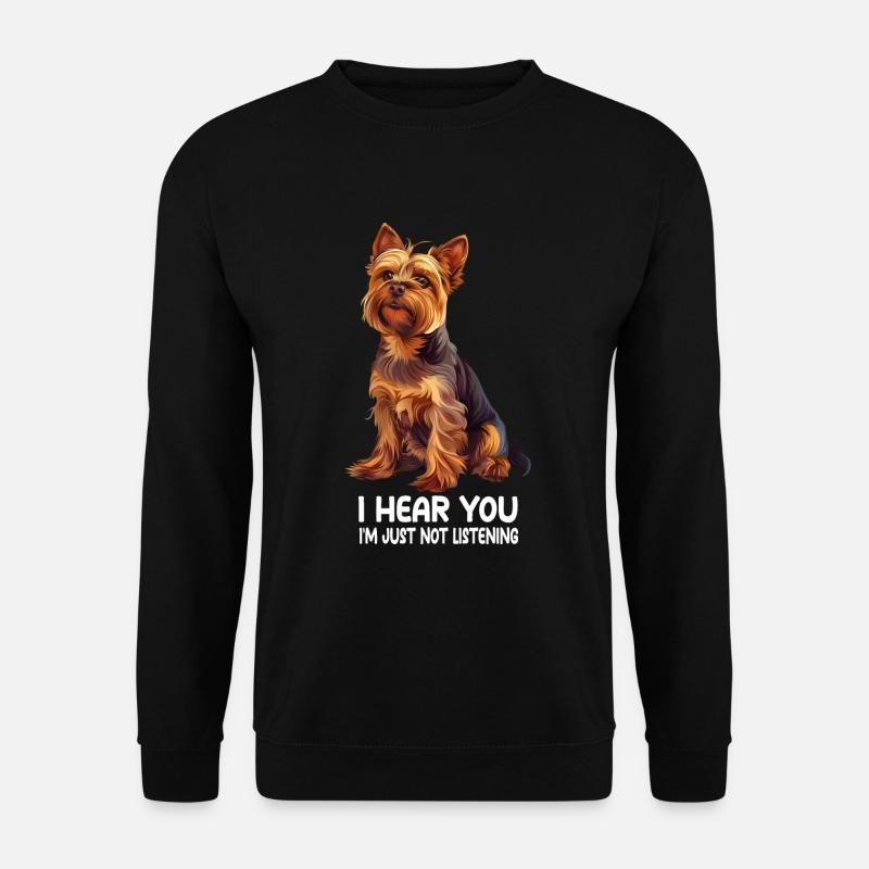 Yorkshire Terrier - Unisex Pullover - Schwarz
